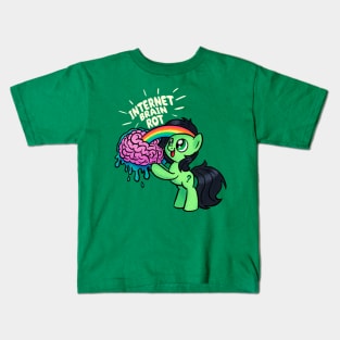 Internet Brain Rot Kids T-Shirt